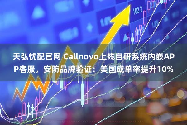 天弘忧配官网 Callnovo上线自研系统内嵌APP客服,安防品牌验证:美国成单率提升10%